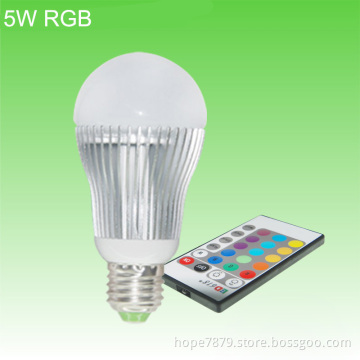 5W RGB LED Globe Light